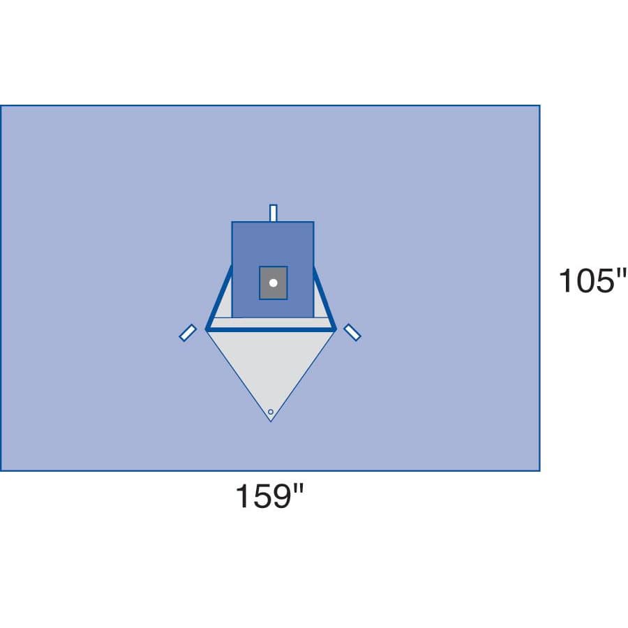 Medline Beach Chair Shoulder Pack, Eclipse - Case of 3 - Image 2