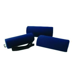 DMI Washable Lumbar Half Roll Polyester-Cotton Cover, Navy