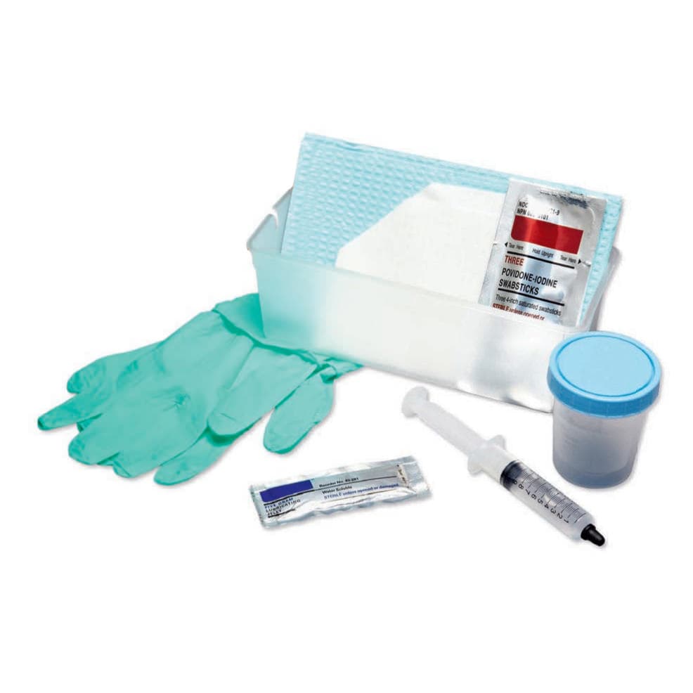 Medline Foley Catheter Insertion Tray, BZK Swabstick - Image 1