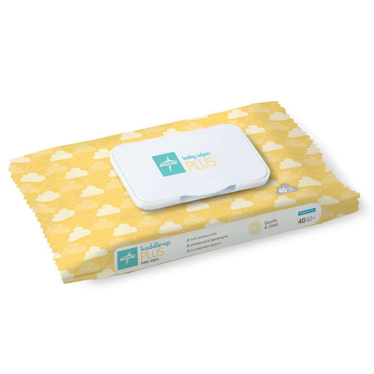 Medline Plus Hypoallergenic Fragrance Free Baby Wipes