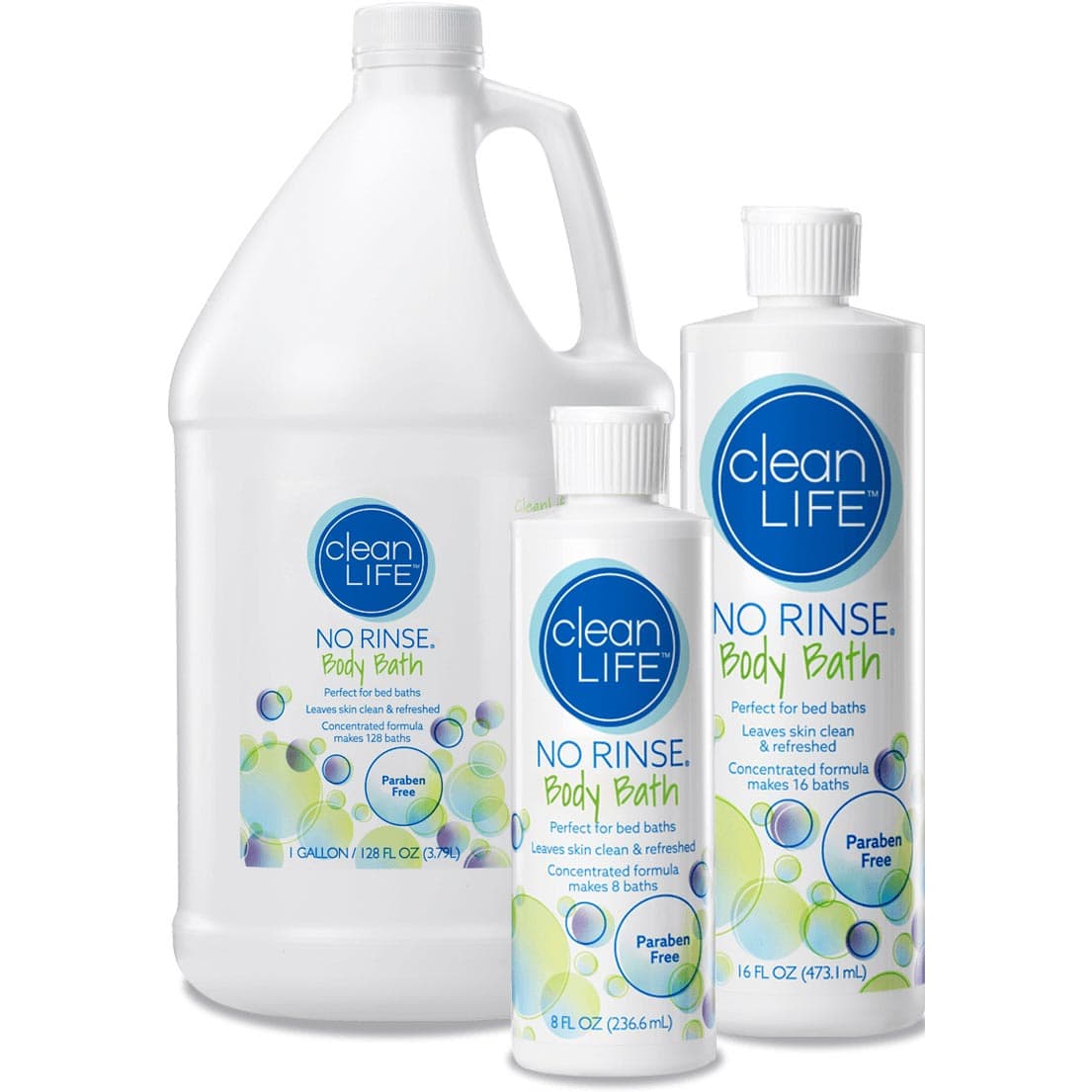 cleanLIFE No Rinse Body Bath - Image 1