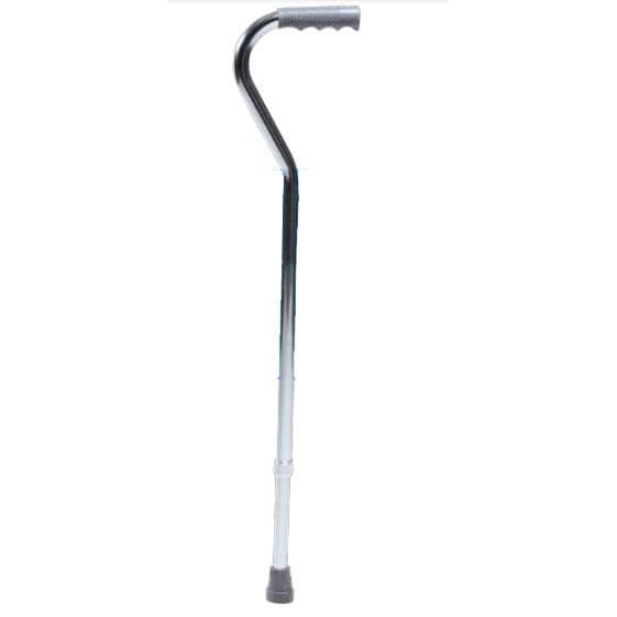 Lumex Aluminum Adjustable Offset Canes with Standard Plastic Grip - Case of 6 - Image 1