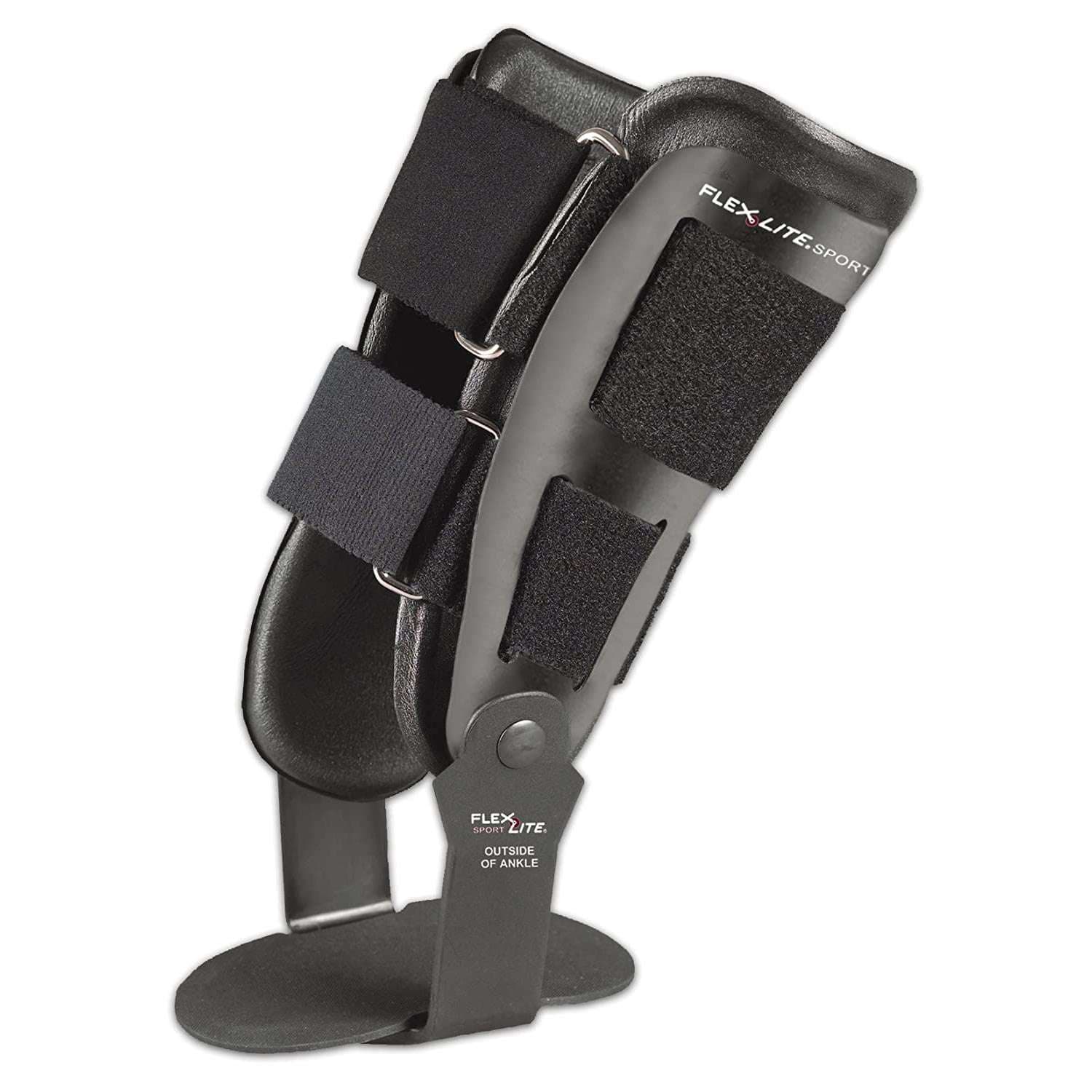 FLA FleXLite Sport Hinged Ankle Brace, Black