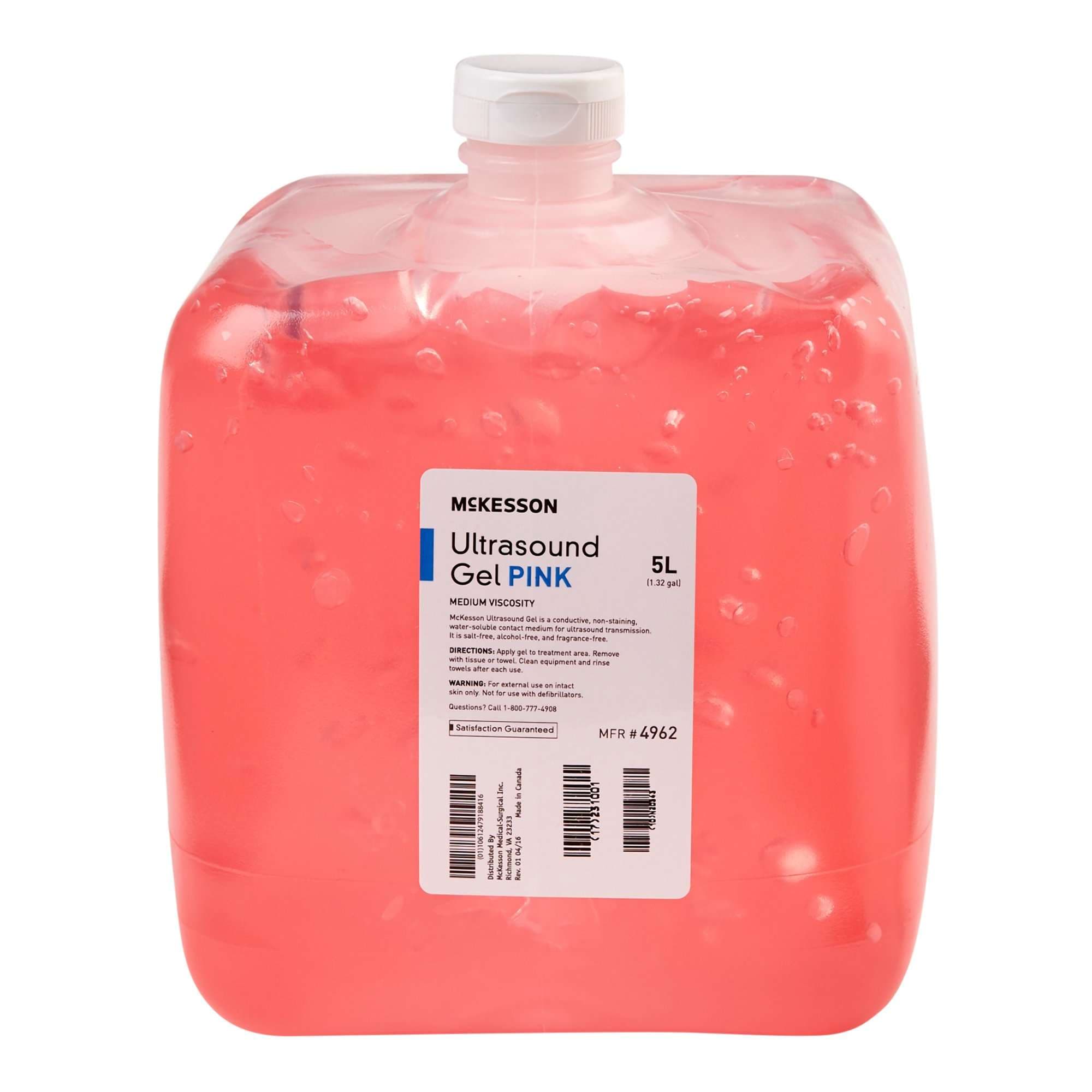 McKesson Conductive Ultrasound Transmission Gel, 5 Liter