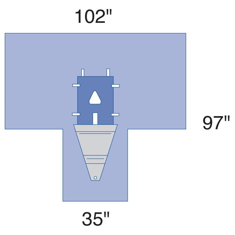 Medline Sterile Laparoscopic Perineal Surgical Pack - Case of 10 - Image 1