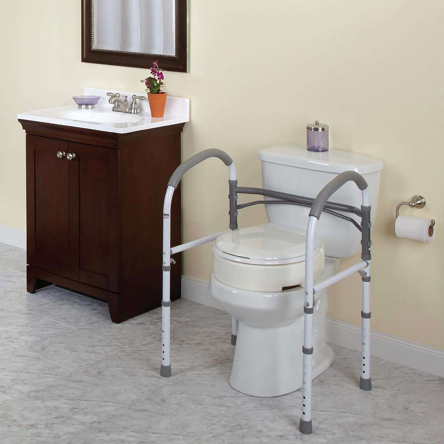 Carex Bathroom Stand Alone Safety Rail - Image 3