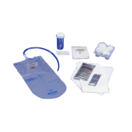 Dover Intermittent Catheterization Closed Trays with vinyl (PVC) catheter - Image 1