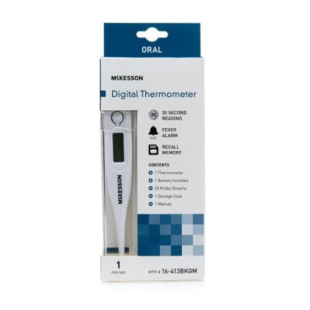 McKesson Hand-held Oral Probe Digital Thermometer, 30 Second - Image 1