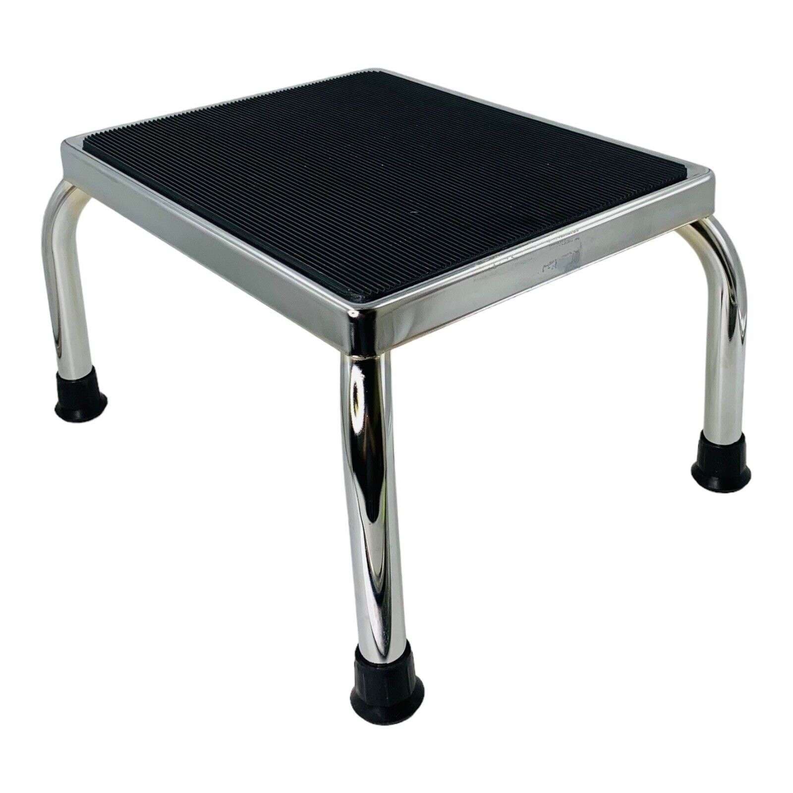 Medline Chrome Footstools with Rubber Mat - Image 5