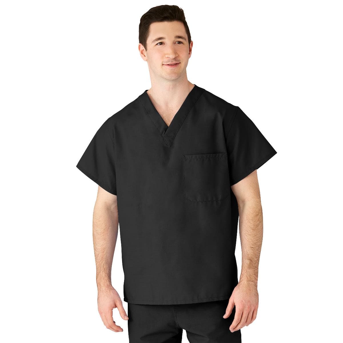 Medline AngelStat Unisex Reversible V-Neck Scrub Tops, Medline Color Code