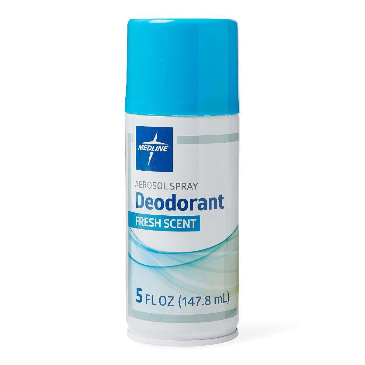 Medline MedSpa Aerosol Spray Deodorant, 5 oz - Case of 24