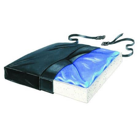 Skil-Care Noninflatable Foam-Gel Seat Cushion, Vinyl Low-Shear Cover - Image 1