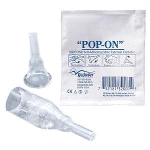 Pop-On Male External Catheter with forward adhesive