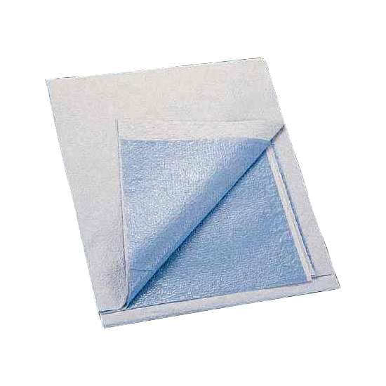 Medline General Purpose Drape Blue 40 W x 48 L Inch Drape Sheet Without Covers - Case of 100 - Image 1