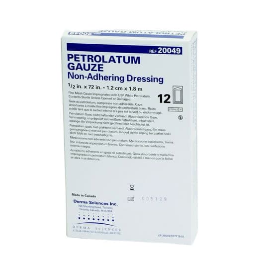 Derma Petrolatum Impregnated Non Adherent Gauze Dressing