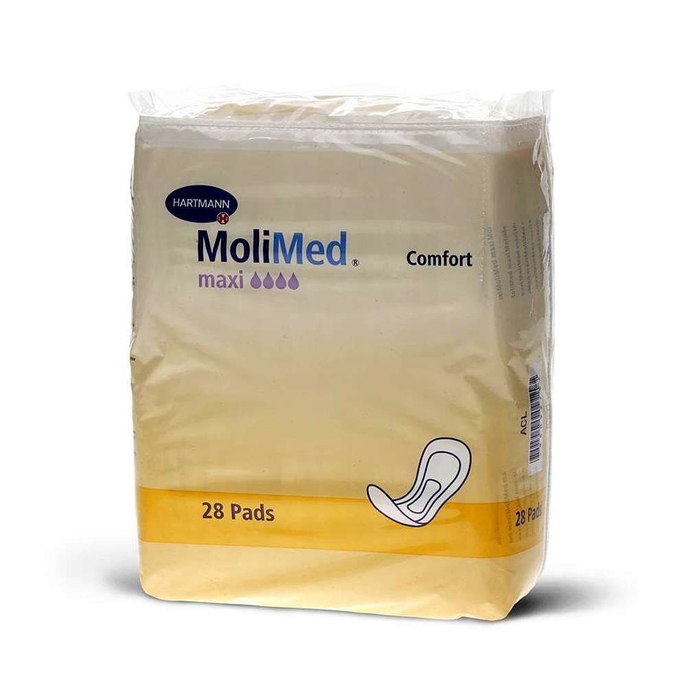 MoliMed Bladder Control Liner Pad, Maxi, 8 x 17 Inch - Case of 168