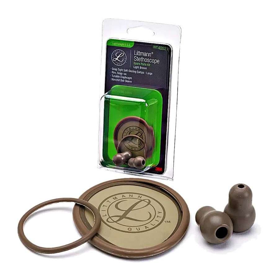 3M Littmann Lightweight II S.E. Stethoscope Spare Parts Kit, Light Brown