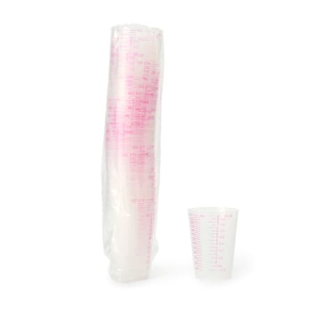 Medegen Graduated Drinking Cup Translucent Graduated Without Handle Cold - Image 1
