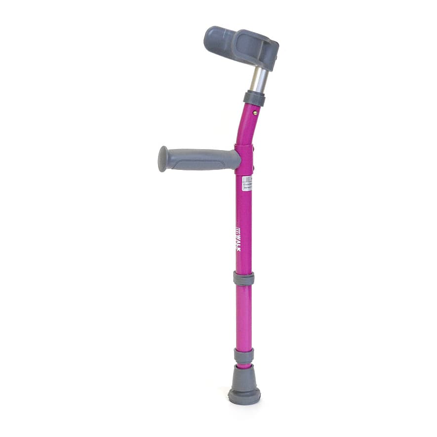Walk Easy toddler forearm crutches with half cuff (Pair)