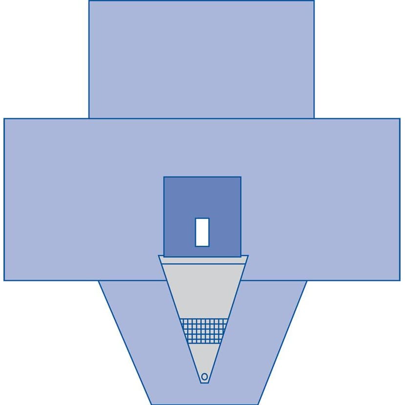 Medline Lithotomy Drape with Attached Leggings and Fluid Control Pouch - Image 1