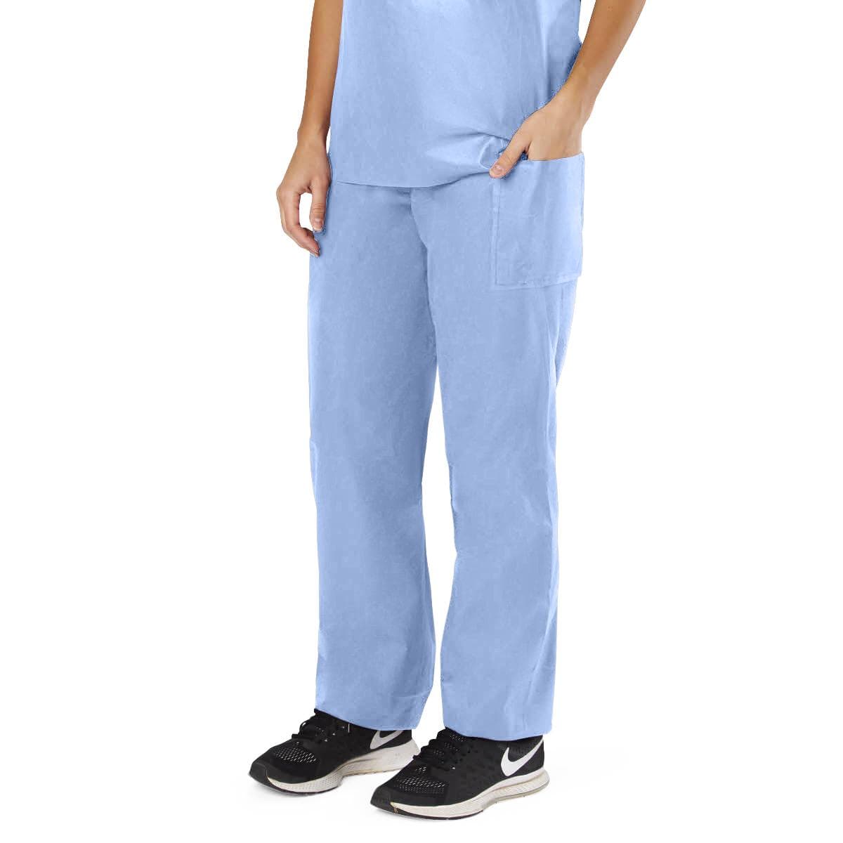 Medline Disposable Unisex Scrub Pants - Image 1