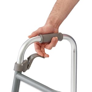 Medline Adult Folding Paddle Walker Without Wheels - Image 7