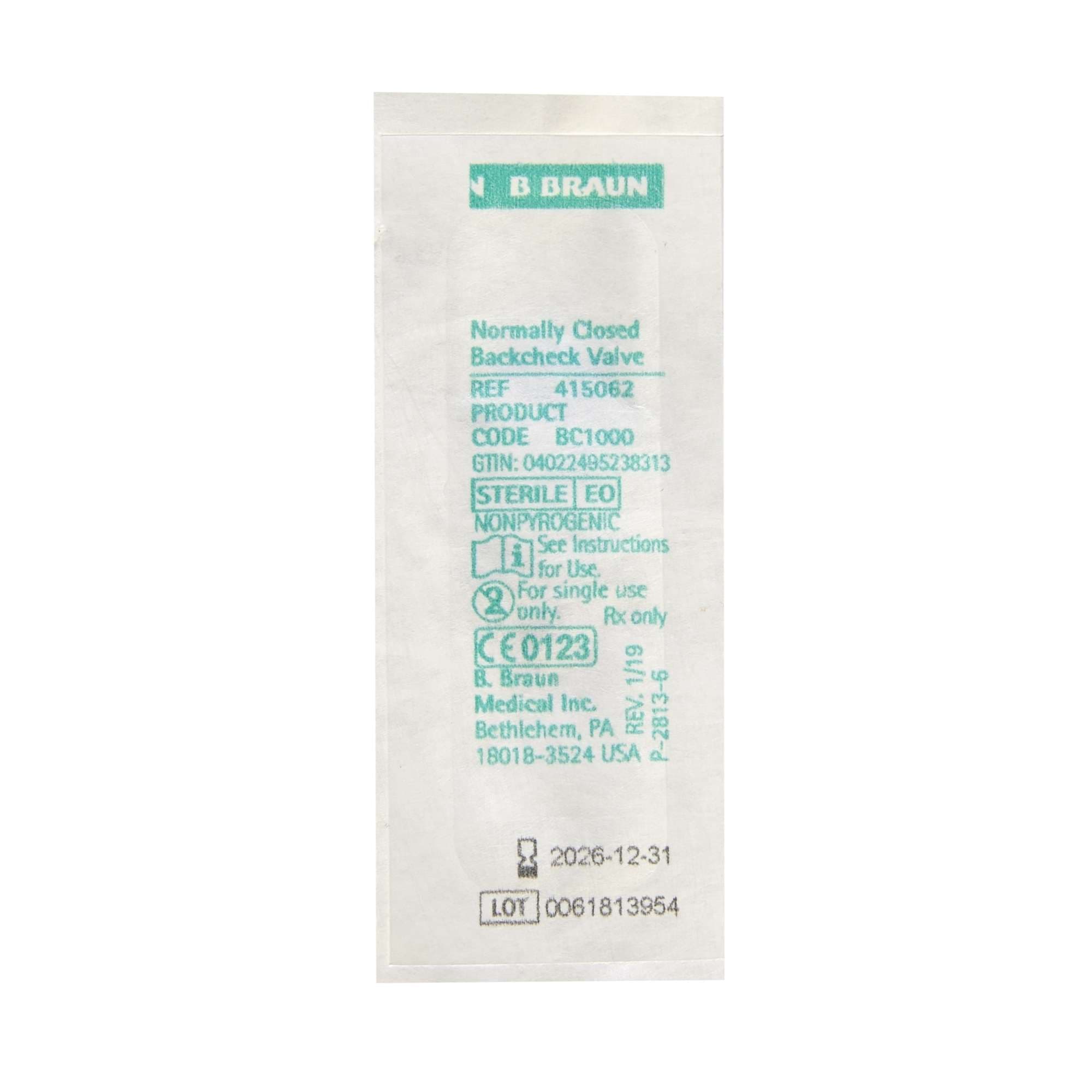 B. Braun Normally Closed Check Valve - Image 4
