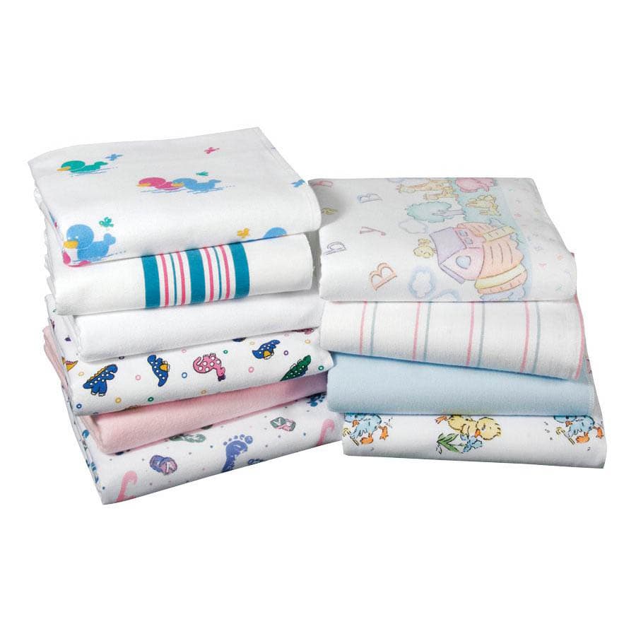Medline Kuddle-Up Flannel Baby Blankets