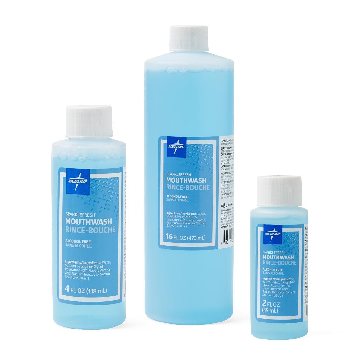 Medline SparkleFresh Alcohol-Free Mouthwash - Image 1