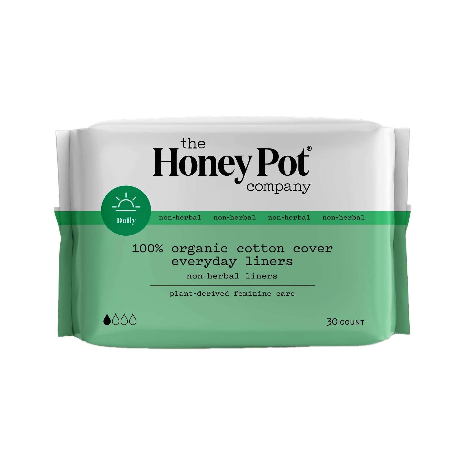 The Honey Pot Everyday Non Herbal Pantiliners - Package of 30