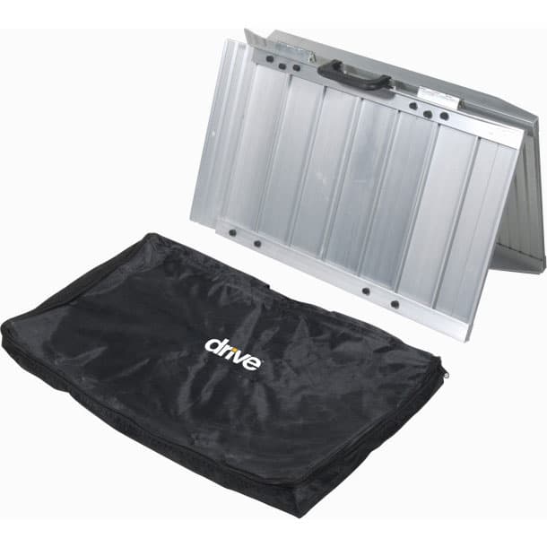 Drive Single Fold Wheelchair and Scooter Ramp with Carry Bag