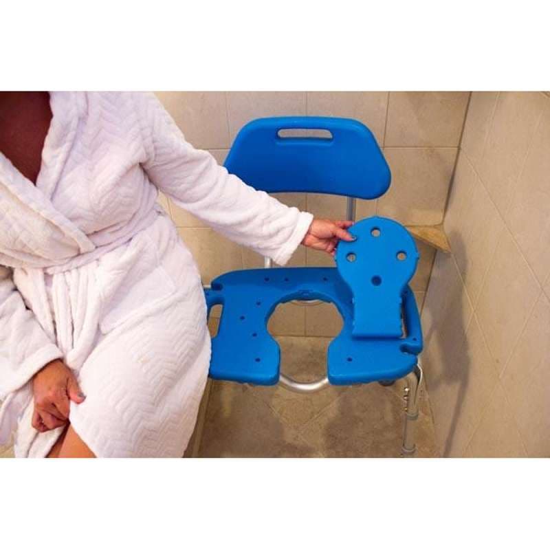 Platinum Health All Access Bath Transfer Bench with Cutout Seat - Image 6