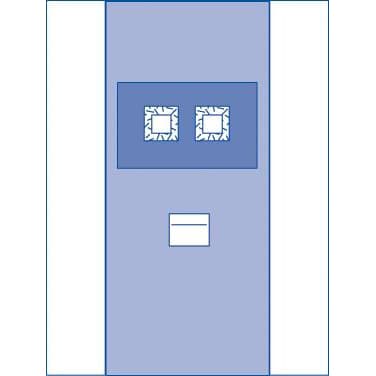 Medline Sterile Pacemaker Surgical Drape, 82 x 115 Inch - Image 2