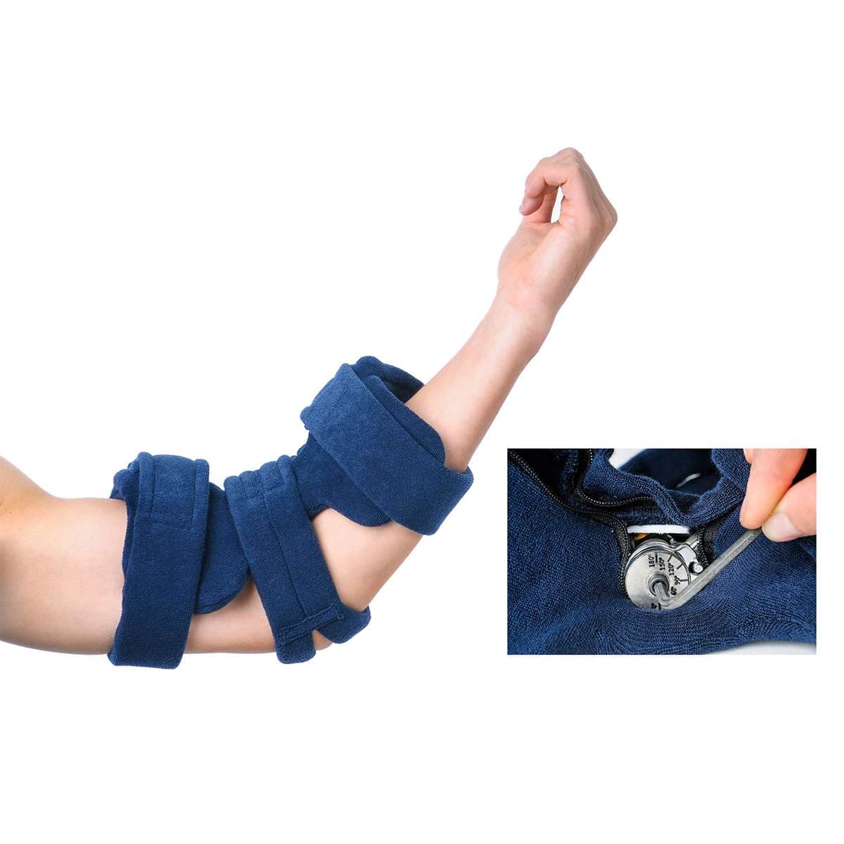 Comfyprene Goniometer Elbow Orthosis with Neoprene Cover