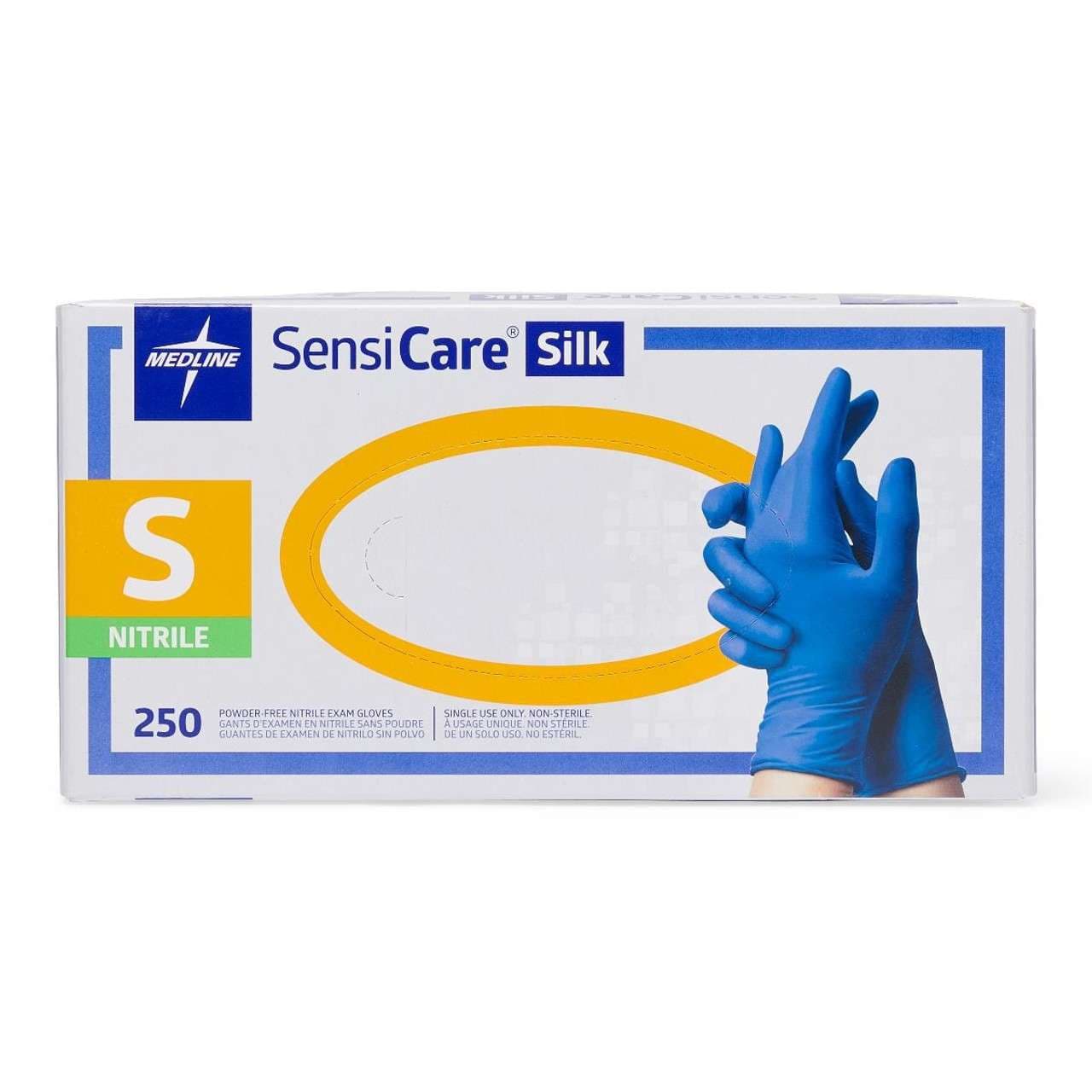 SensiCare Silk Powder-Free Nitrile Exam Gloves