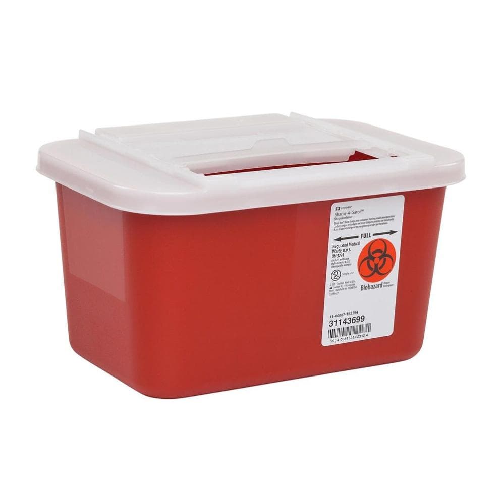 Monoject Multi-Purpose Sharps Containers with Sliding Lid - Image 1