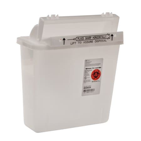 SharpStar In-Room Sharps Container with Counter Balanced Door Lid