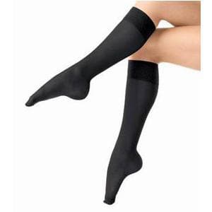 Mediven Sheer & Soft Knee High Compression Stockings, Size 3, Ebony - Pair of 2 - Image 1