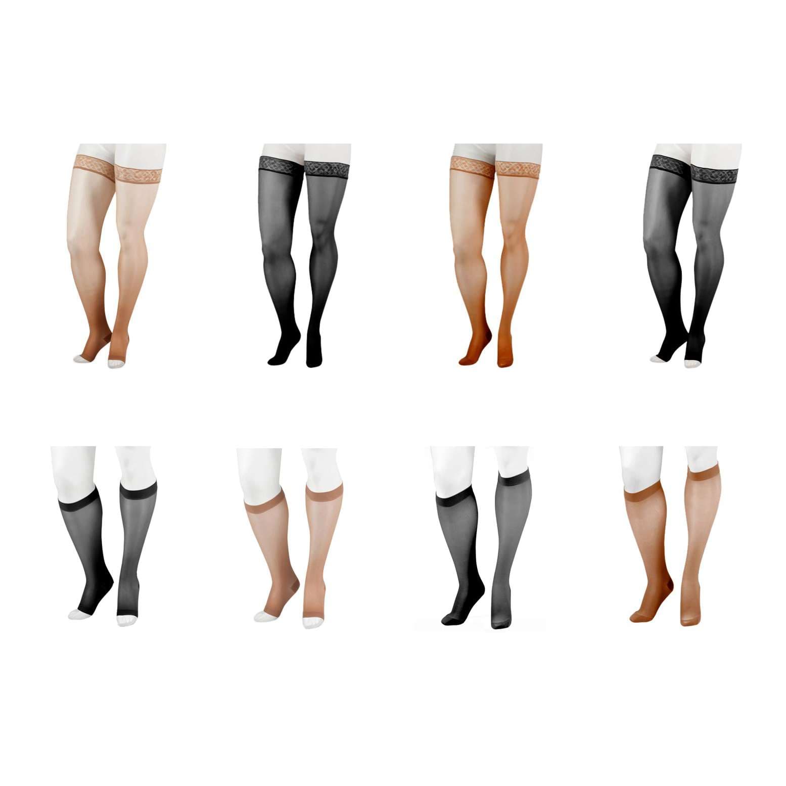 Juzo Naturally Sheer Compression Stockings - Image 1