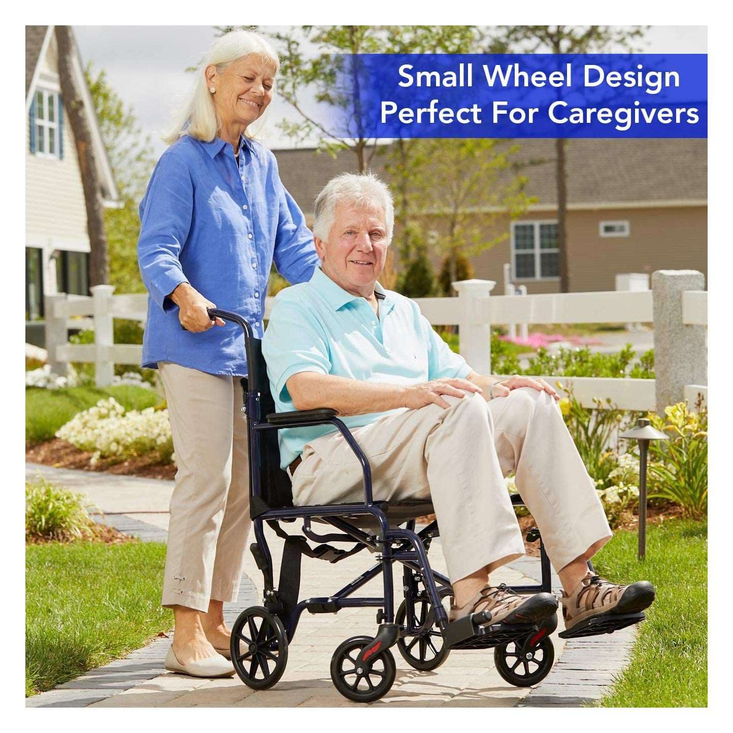 Carex Classics Transport Chair - Image 2