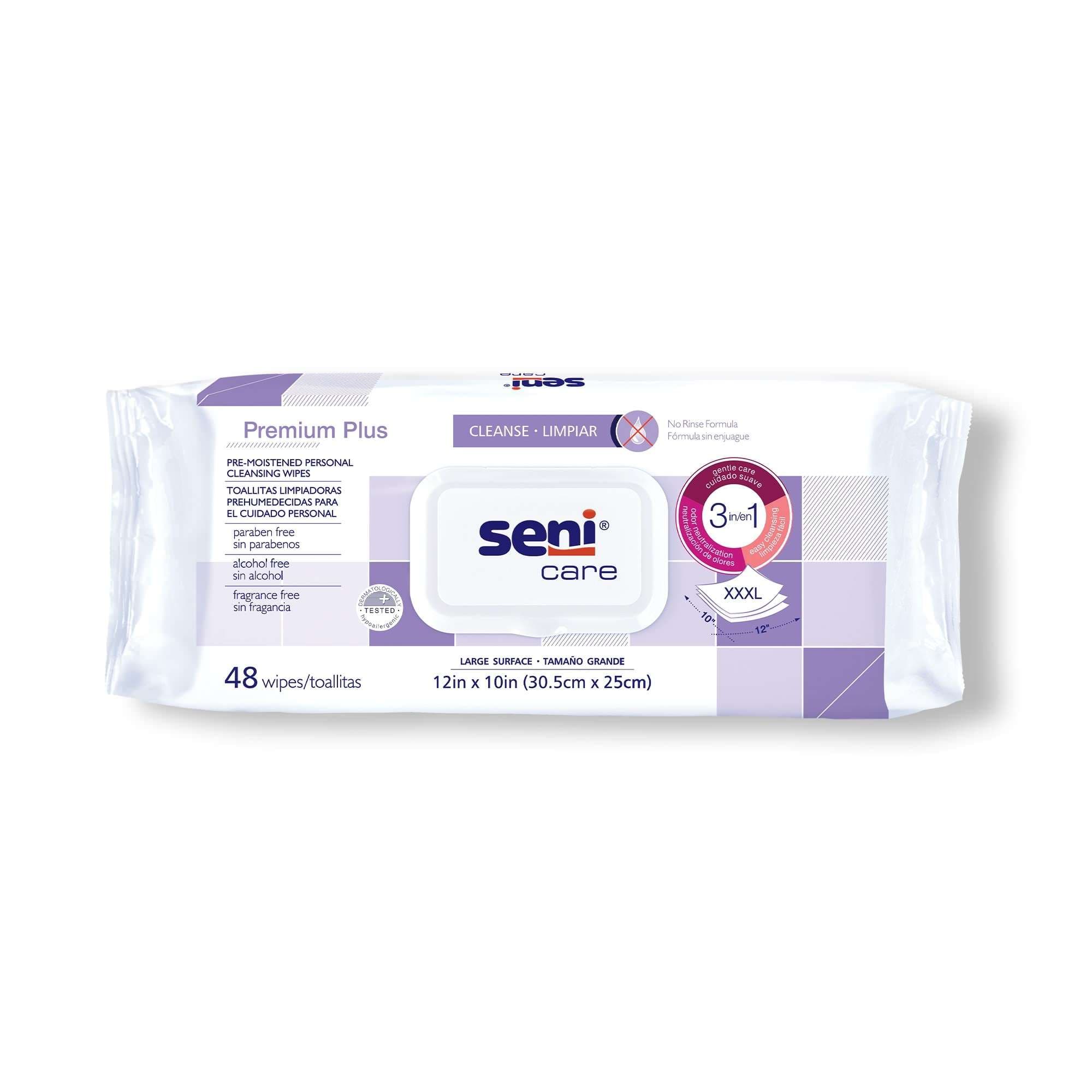 Seni Care Premium Plus Personal Cleansing Wipes - Image 1