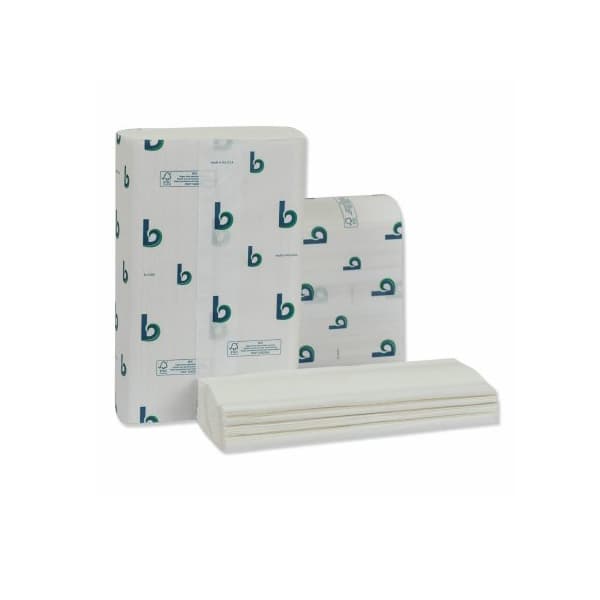 Boardwalk Paper Towel White 1-Ply 250 Sheets - Image 1