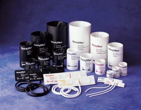 FlexiPort Reusable Blood Pressure Cuff Set, Print Nylon Cuff, Hook and Loop Closure - Image 1