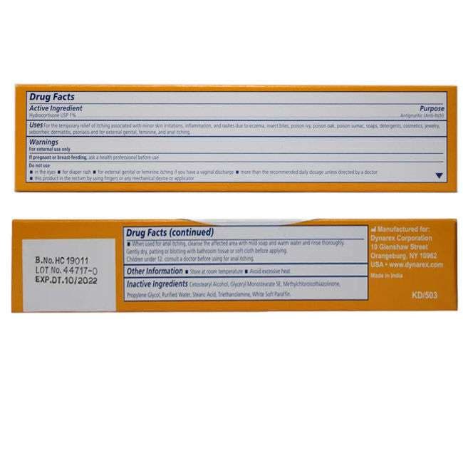 Dynarex Itch Relief Cream, 0.9 Gram - Image 3