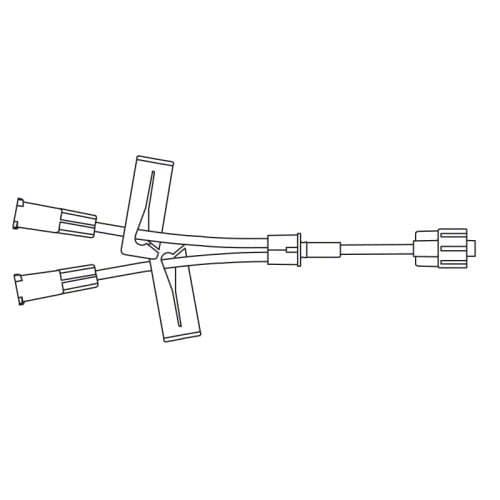 B. Braun DEHP-Free Small Bore Extension Set, Y-Type - Image 1