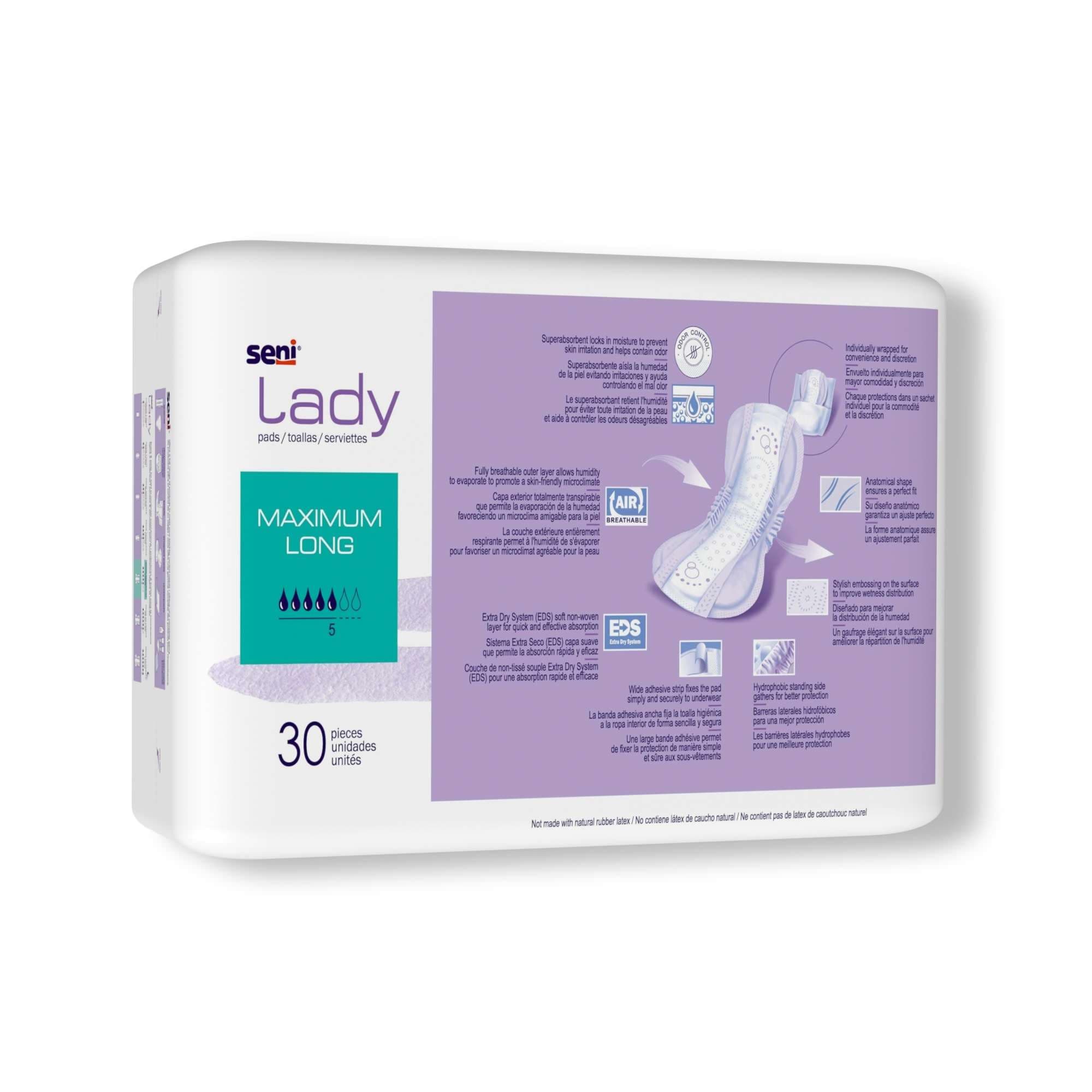 Seni Lady Maximum Pads, Long - Image 4