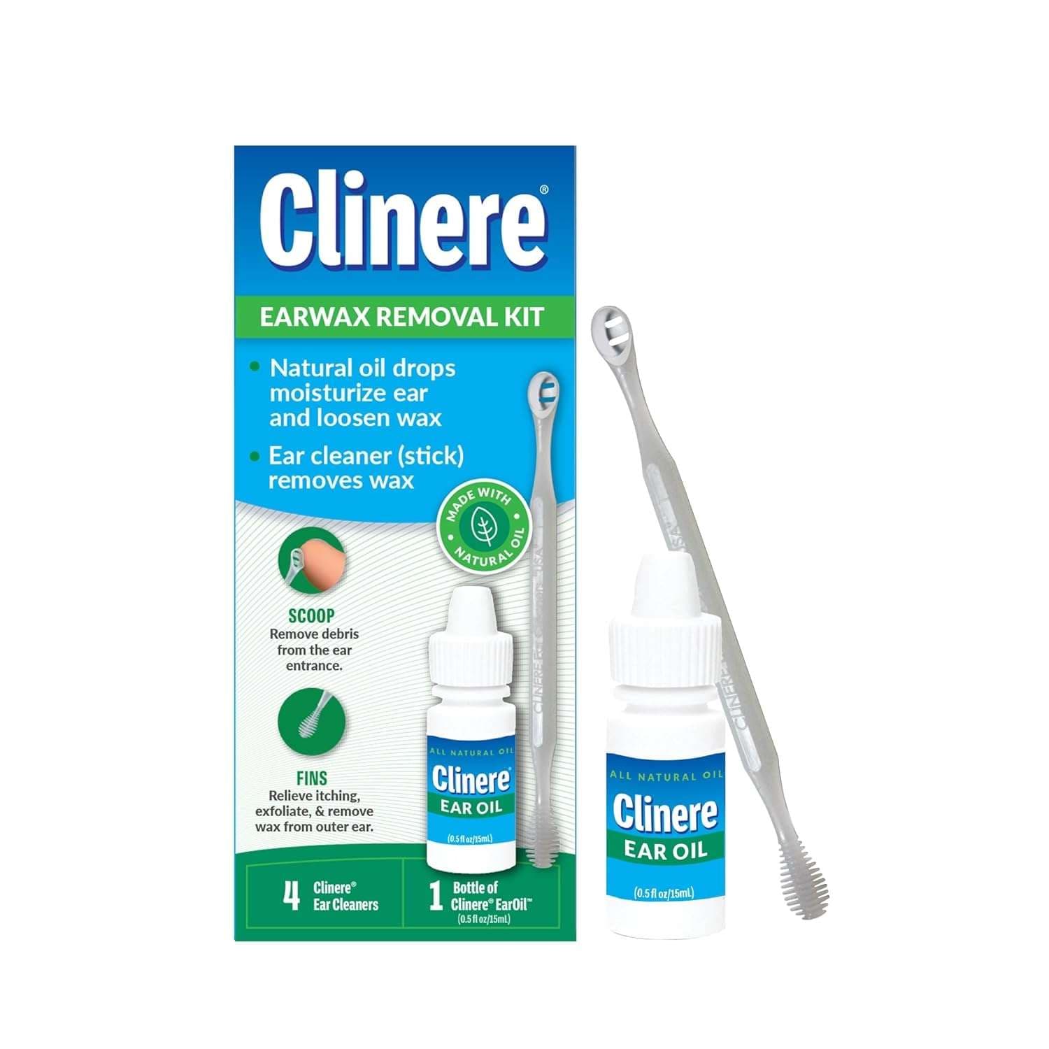 Clinere EarWax Cleaning Kit, Blue