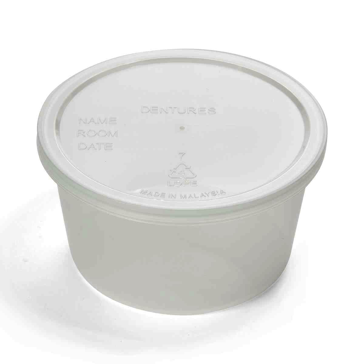 Medline Denture Containers, Clear - Image 2