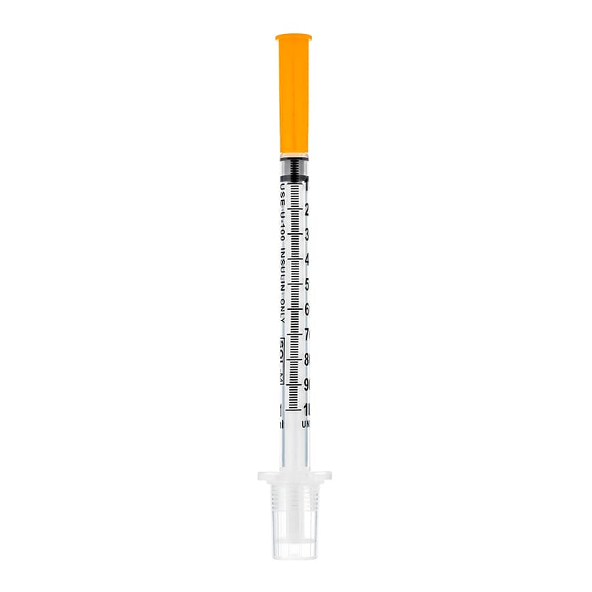 SOL-M Standard Insulin Syringe with Attached Needle - Image 4