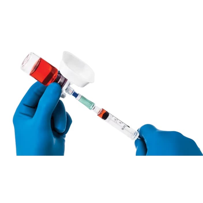 BD Texium closed male luer with female cap, 0.12 mL - Case of 100 - Image 3